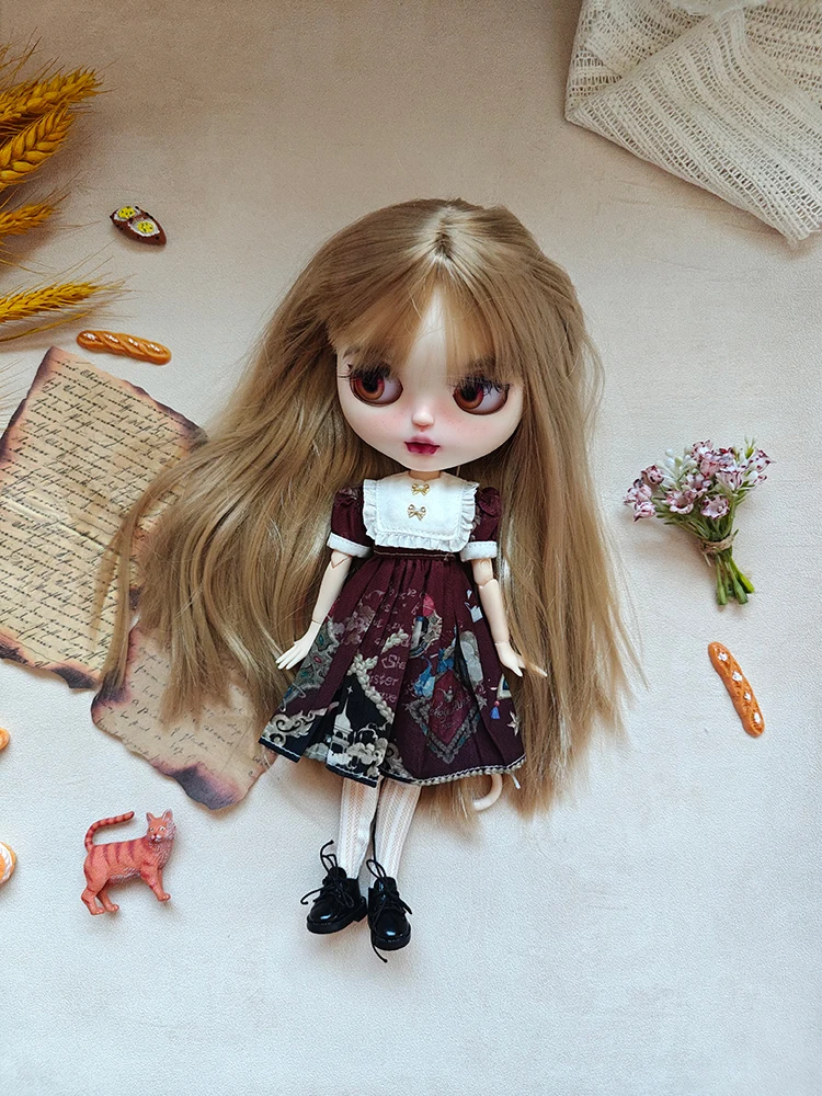 

ICY DBS new Blyth doll Clothes Fashion style Barbies Girl dress For Ymy Ob24 Ob22 28-30cm Blythe Azone Doll Accessories