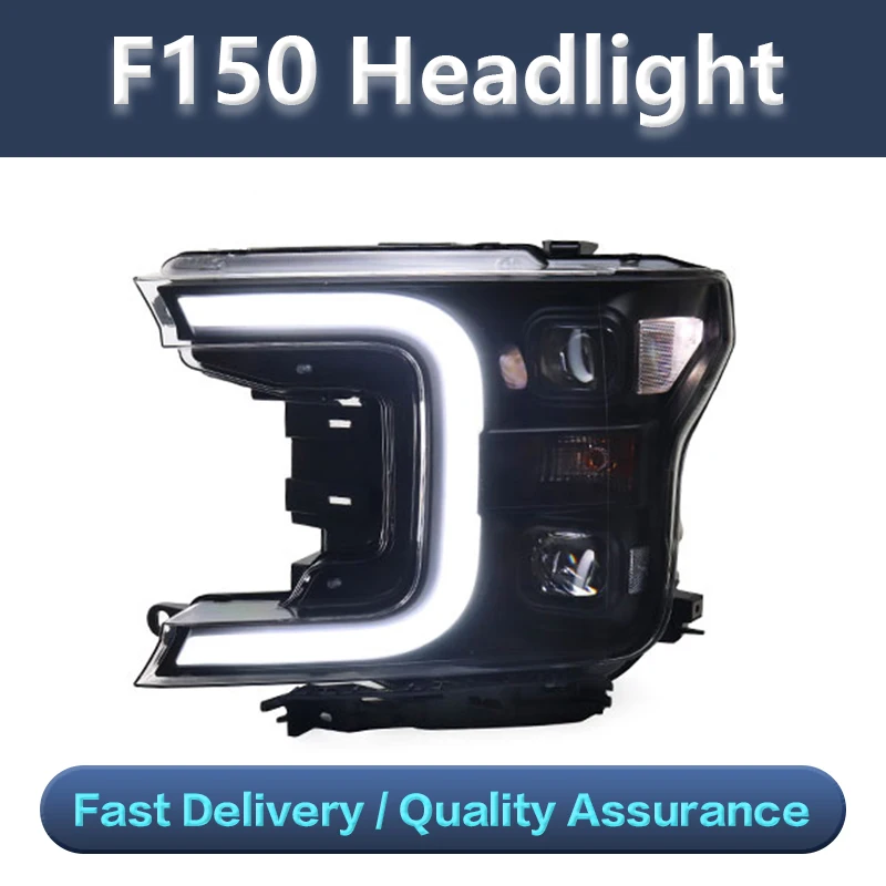 Car Styling Headlightsfor Ford F150 RAPTOR 2018-2019 Headlight assembly LED Head Light With Moving Turning Signal