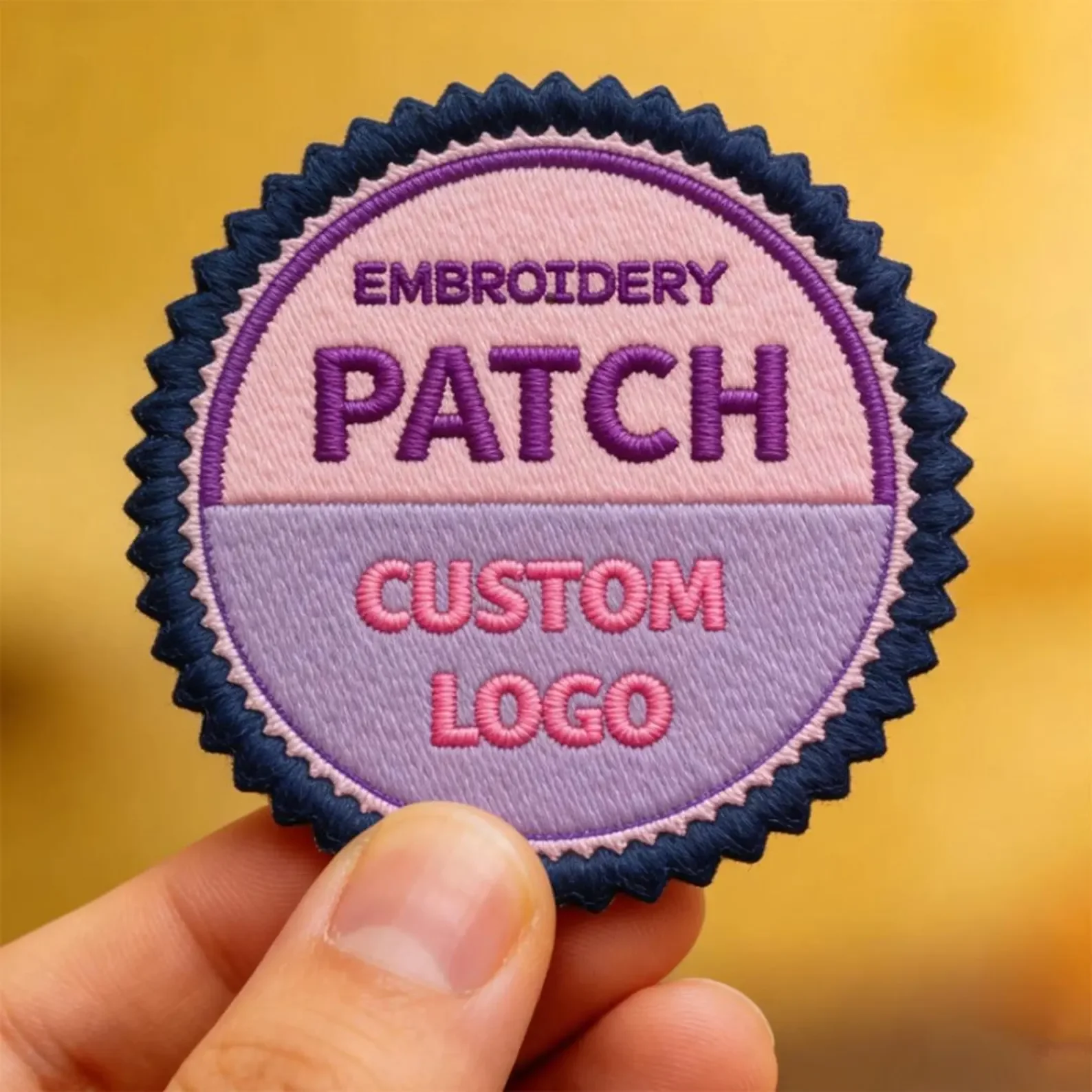 Custom Embroidered Patches For Clothes Personalized Iron On Patch Embroidery Name Logo For Team Brand Company Uniform Decor DIY
