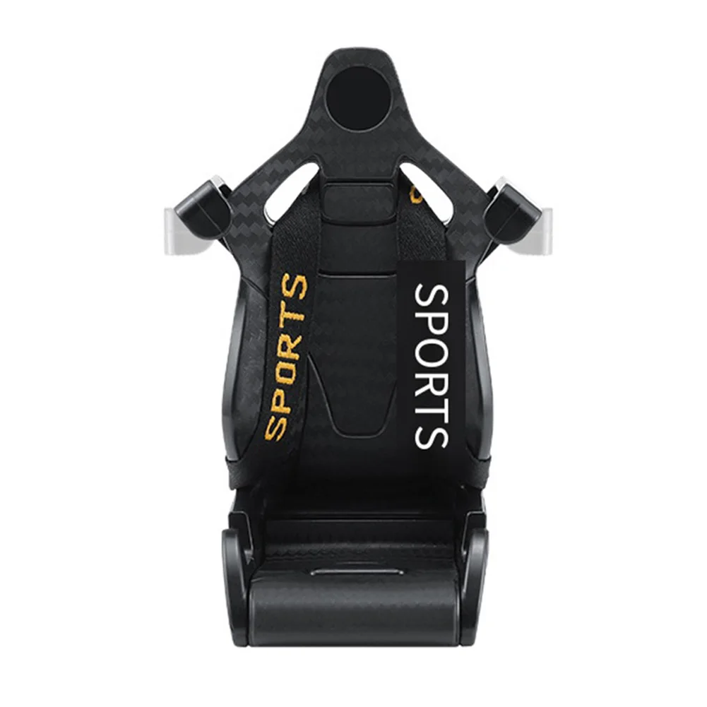 Stability Focused Racing Style Phone Holder for Car Air Outlet 360 Degree Rotation Easy Installation for Smartphones