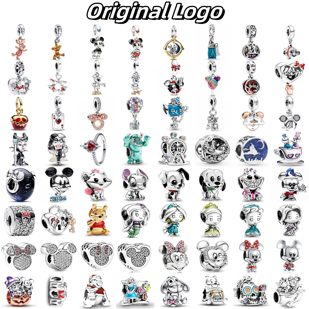 New 925 Sterling Silver Minnie Stitch Poker Vinnie Diy Bead Fit Original Charms Bracelets Jewerly Pandora Accessories Pendant