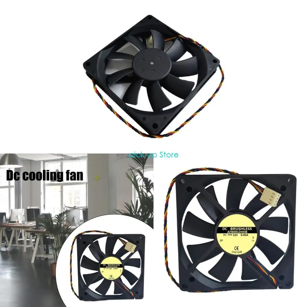 

Q5WA Quiet Operate 36DBA 52CFM 12V Computer Fan with PWM Function for Desktops