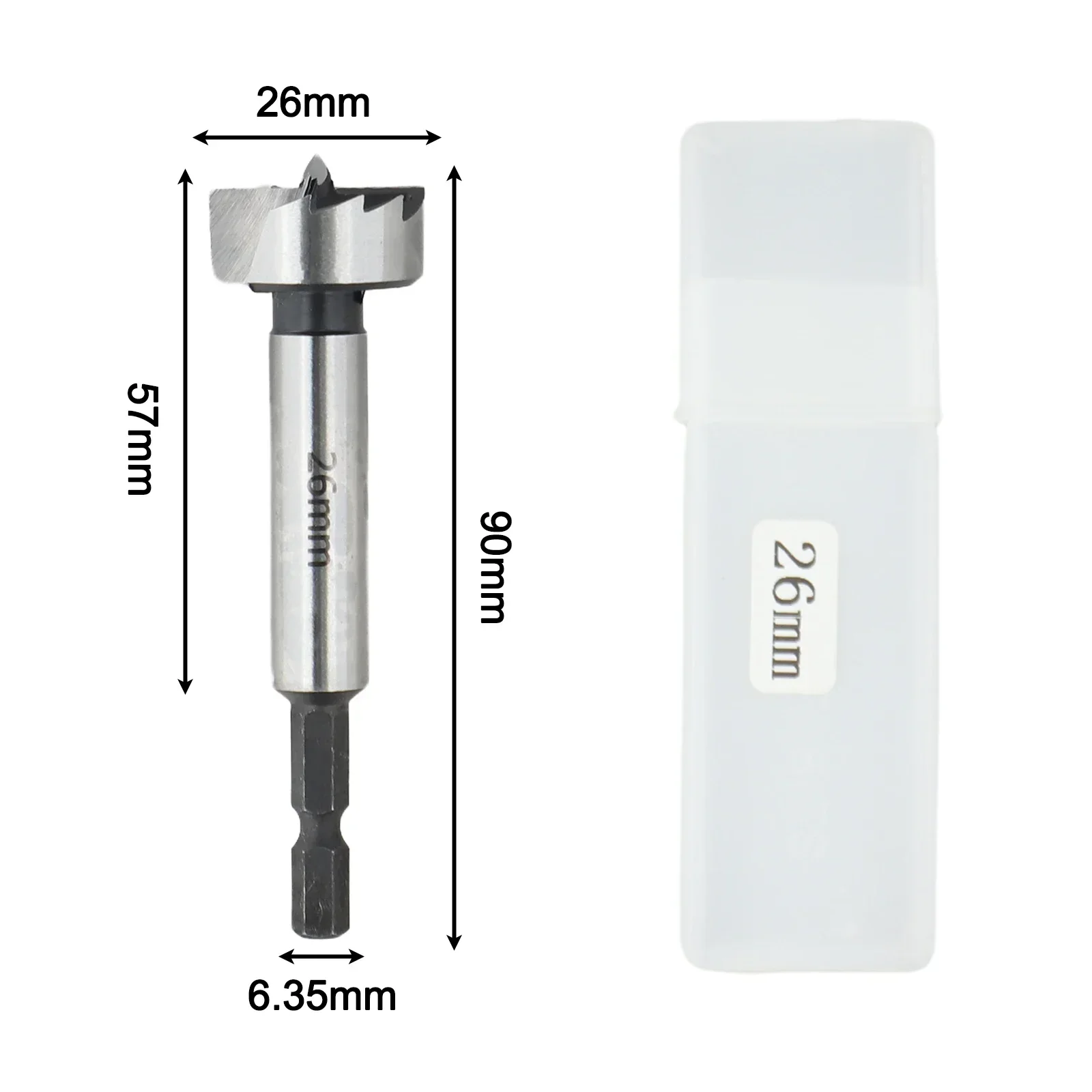 26-32mm Hex Shank Multi-tooth Flat For Wing Drill Hand Drill Accessories Suitable For Drilling Holes For Wood, Wood Products