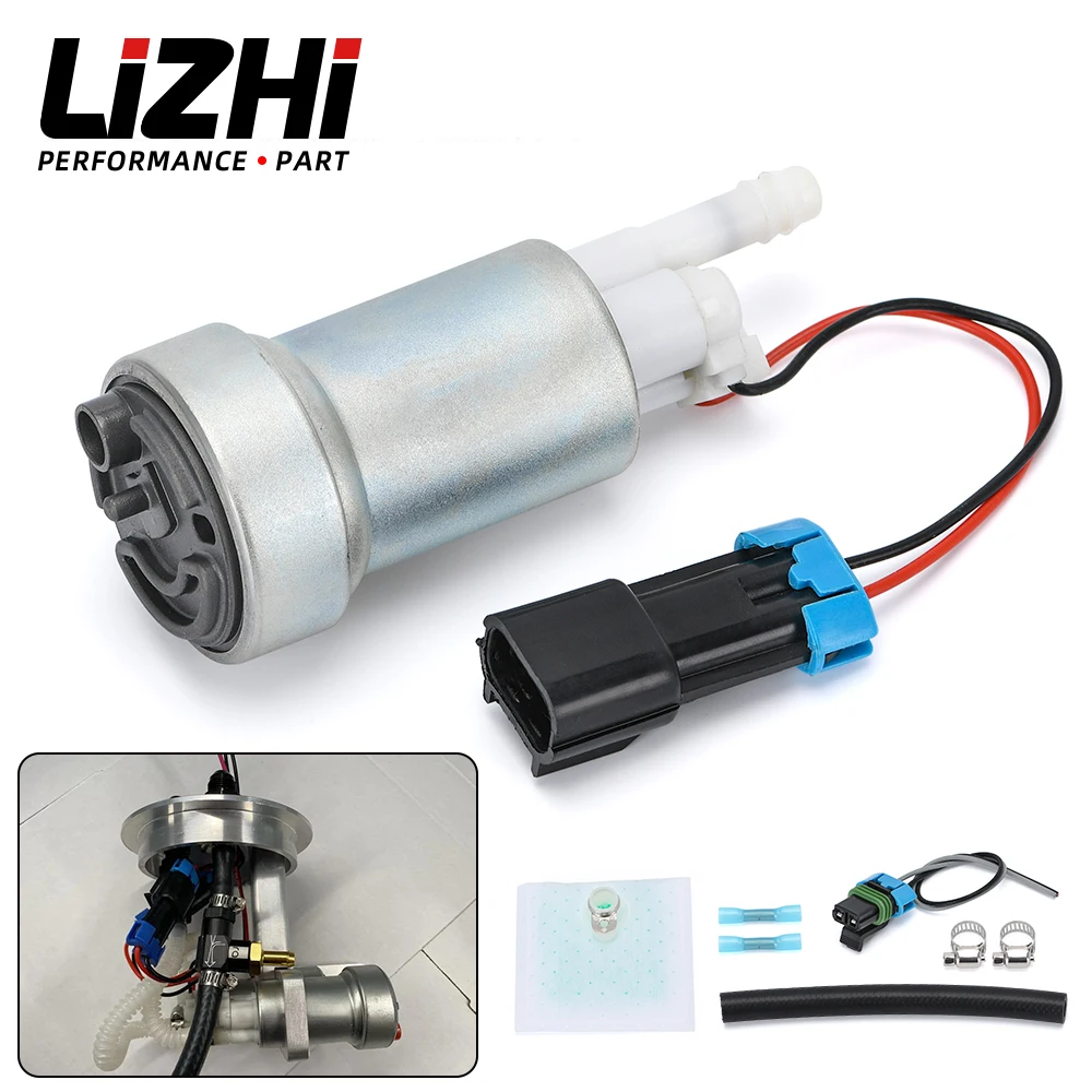 LIZHI - E85 Compatible Racing High Performance internal 450LPH Fuel Pump For Nissan Skyline Subaru WRX F90000267 & Install Kit