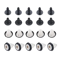 10 Sets Plastics Car Mudguard Screws Bumper Skirt Screws Fixing Clips Fits for Golf 6 Bora Magotan POLO Auto Fastener & Clip