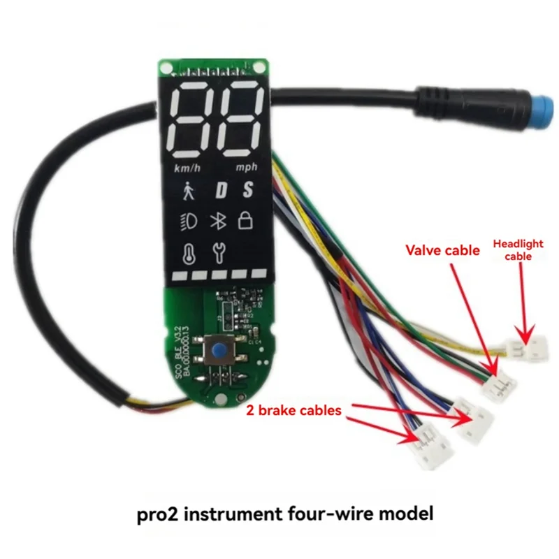 

Superior-Pro2 Instrument 4-Wire Electric Scooter Accessories BT Circuit Board 2 Accessories Instrument Panel BT