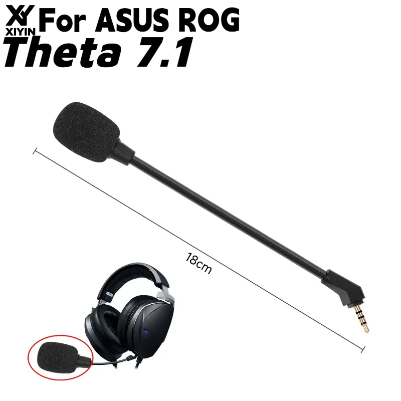 Replacement Plug and Play Microphones for ASUS ROG Theta 7.1 Wireless Headphones Professional Clear Noise Reduction