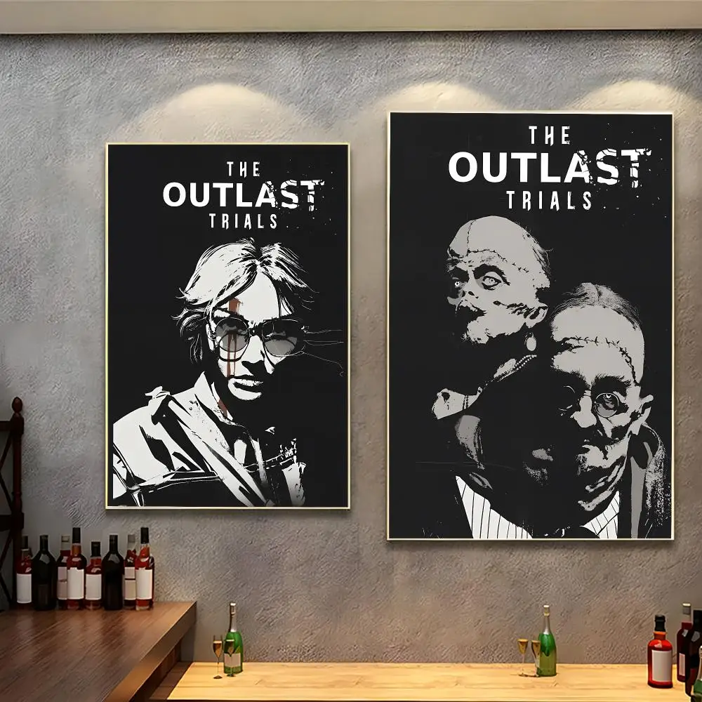 Intense Survival Horror T-The Outlast Trials Poster Modern Indoor Wall Decor & Aesthetic Home Space Design