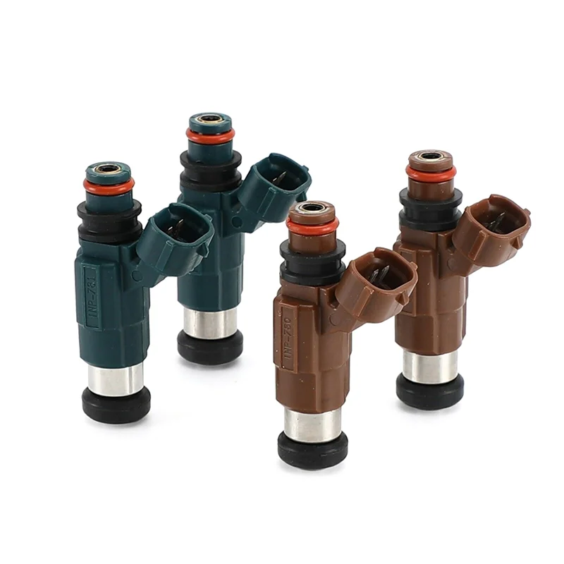 AV32-4Pcs Fuel Injectors INP-780 INP-781 Fit For Mazda Protege 1.8/2.0L 99-02 842-12285F8