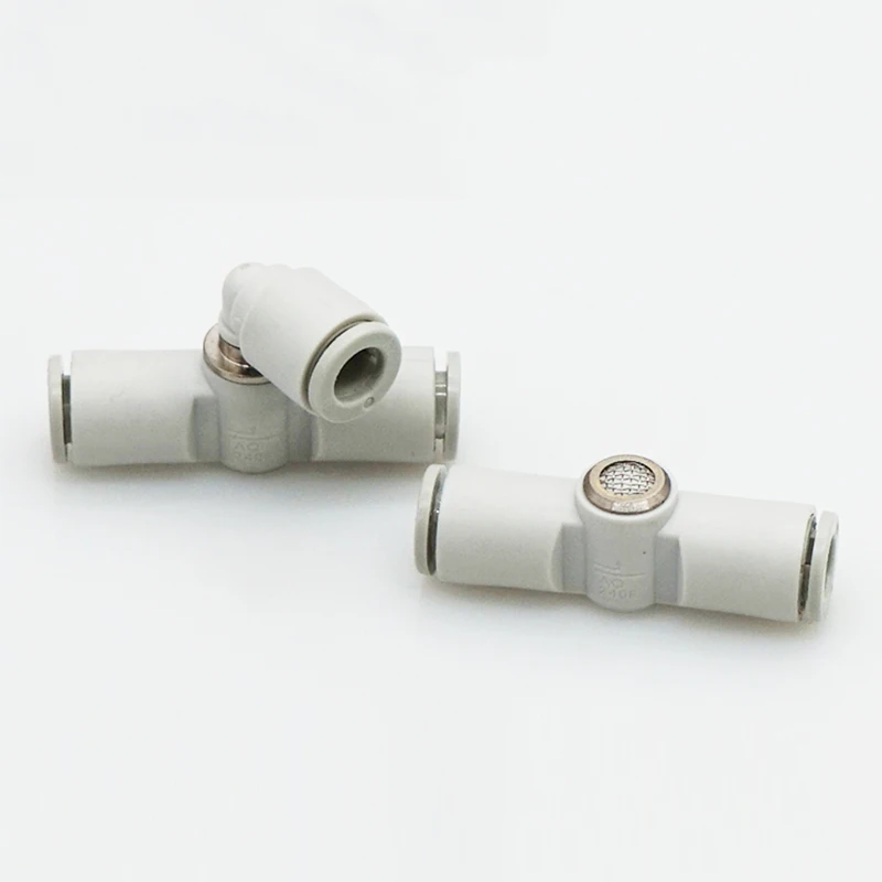 موصل صمام العادم السريع ، مكون هوائي ، وصلة أنبوب الهواء ، AQ240F-04 ، AQ340F-06-00 ، 1 قطعة