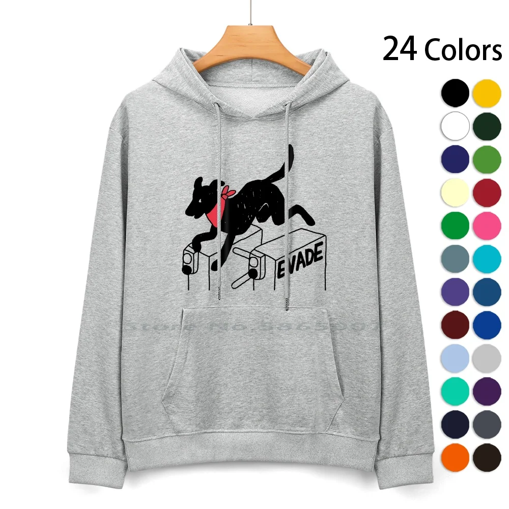 Negro Matapacos Riot Dog-Protest , Fare Evasion , Street Art Pure Cotton Hoodie Sweater 24 Colors Negro Matapacos Riot Dog