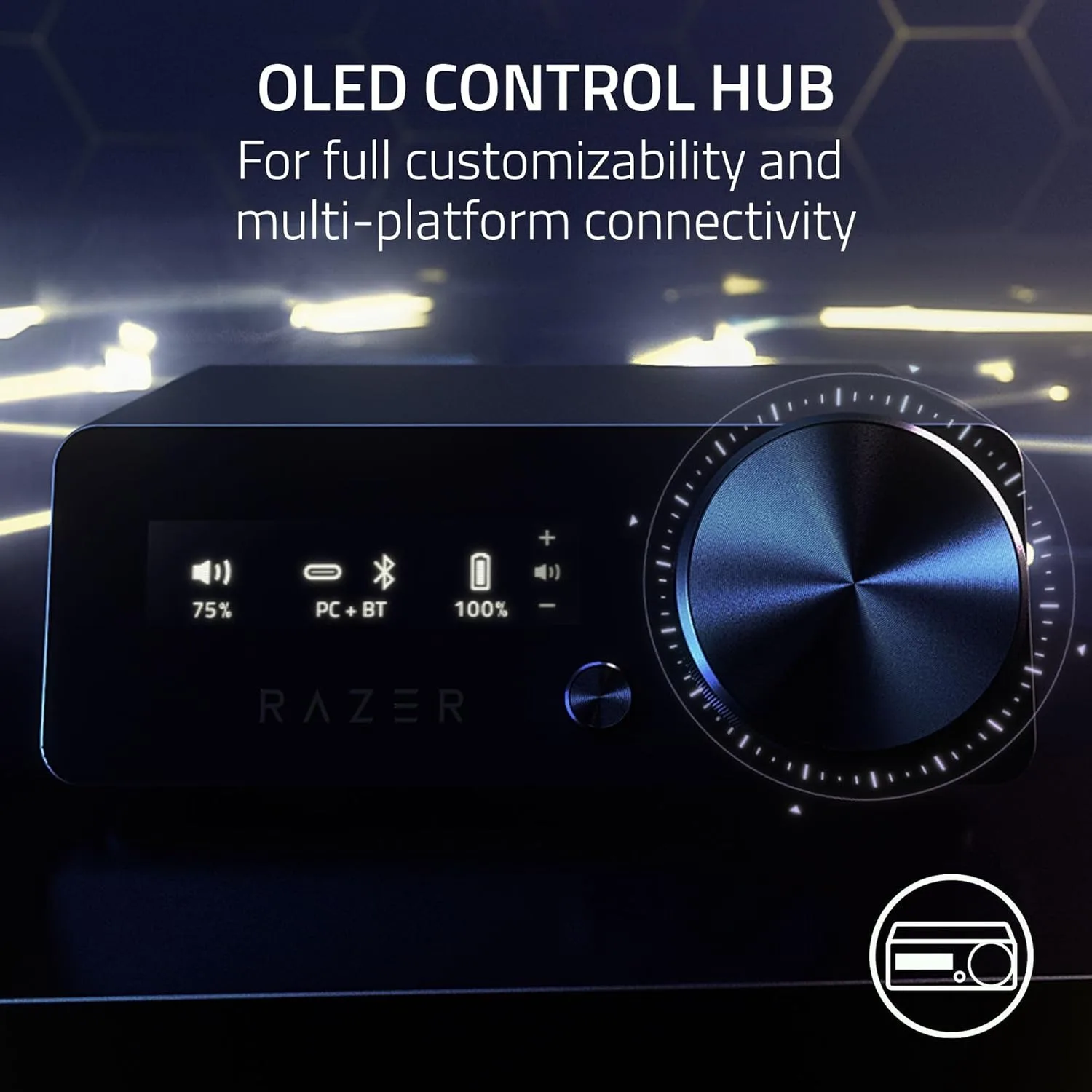 سماعة الألعاب اللاسلكية Razer Kraken V4 Pro 2.4 جيجا هرتز سماعة لاسلكية تعمل بالبلوتوث USB 3.5 ملم ميكروفون واسع النطاق للغاية لأجهزة الكمبيوتر الشخصية وأجهزة Mac وPS5 والهواتف الذكية #5