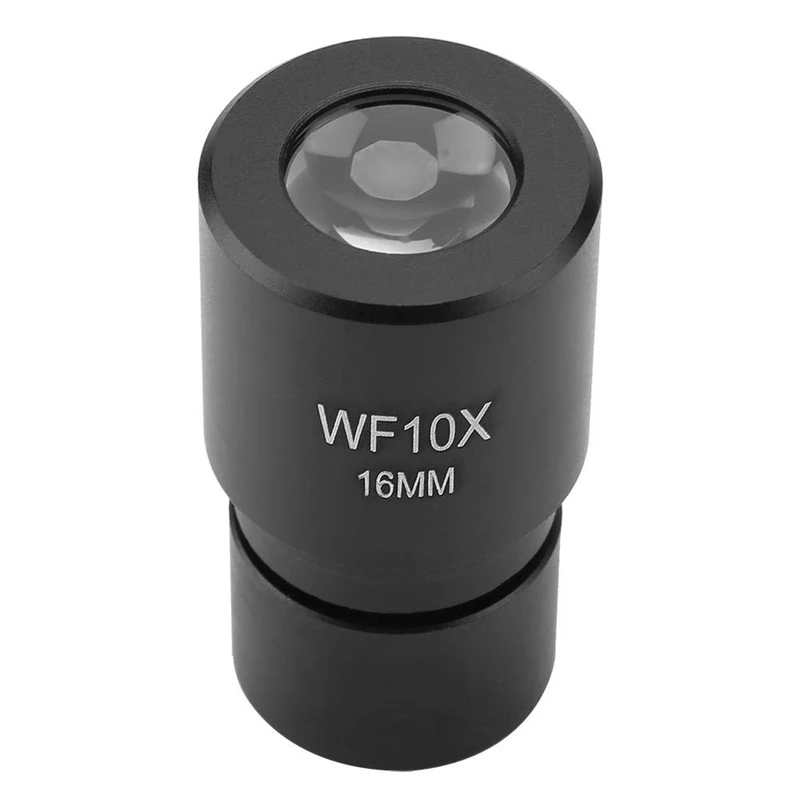 Microscope Eyepiece Lenses, DM-R001 WF10X 16Mm Eyepiece For Biological Microscope Ocular Mounting 23.2Mm With Scale 0.1Mm