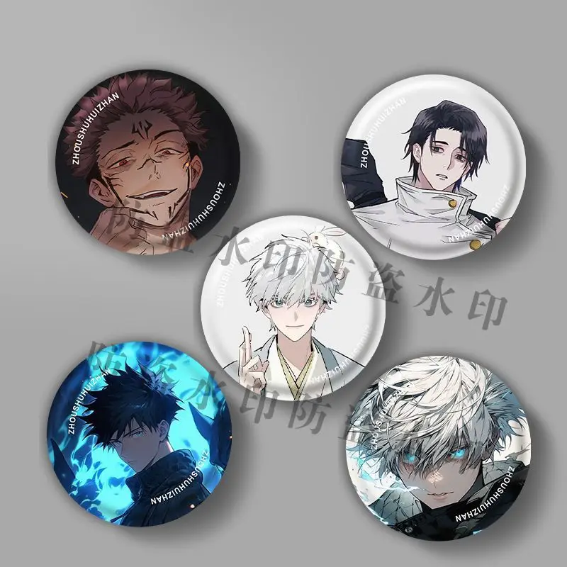 

Anime Jujutsu Kaisen Satoru Gojo Geto Suguru Cosplay 58mm Badge Ambitus