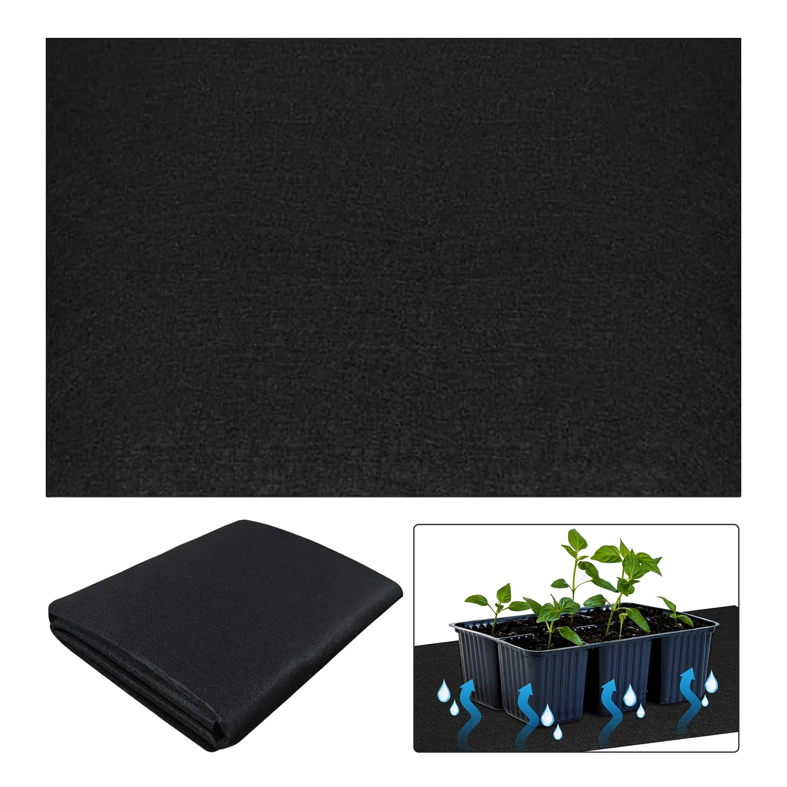 Professional Watering Mat Capillary Felt Plant Watering System for Greenhouse Potted Plants Seedlings Garden Table Durable