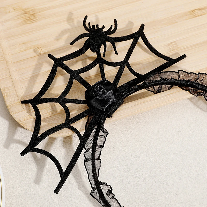 Halloween Spider Web Shape Headband, Cosplay Costumes, Rave Party Prop, Acessórios de Fotografia para Adultos e Crianças