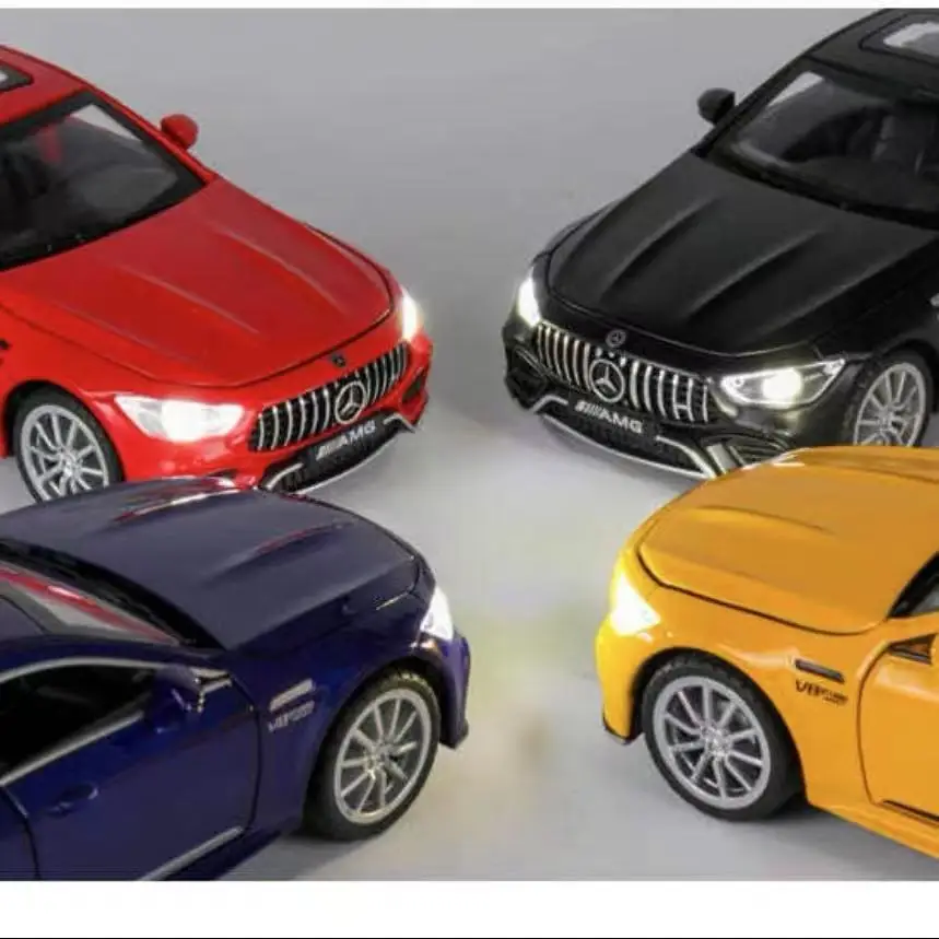 1: 32 مرسيدس بنز AMG GT63 الحلي والهدايا والألعاب الراقية للأطفال مع نماذج الصب المصنوعة من سبائك الصوت والضوء