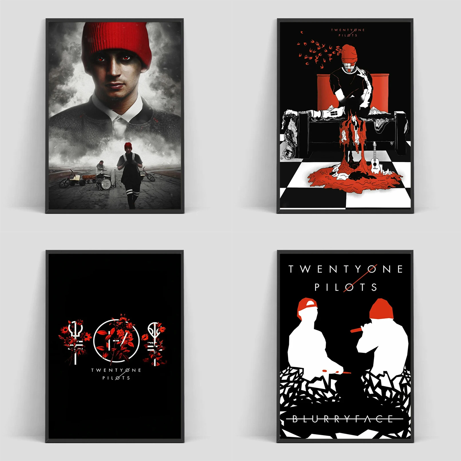 

American Rock Band T-Twenty One P-Pilots Poster Home Decorations for the Room Decor Decorative Painting Wall Art Canvas Posters