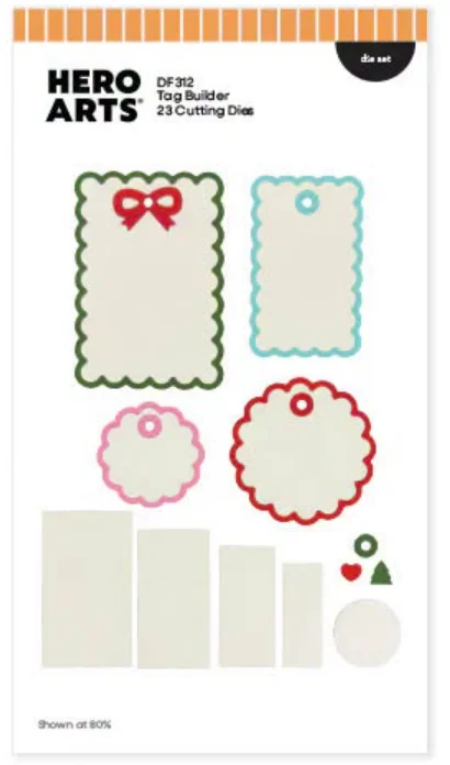 2026 Christmas Santa Claus Snowflakes Tag Builder Metal Cutting Dies Clear Stamps Stencil for DIY Making Card Scrapbook Craft view 2