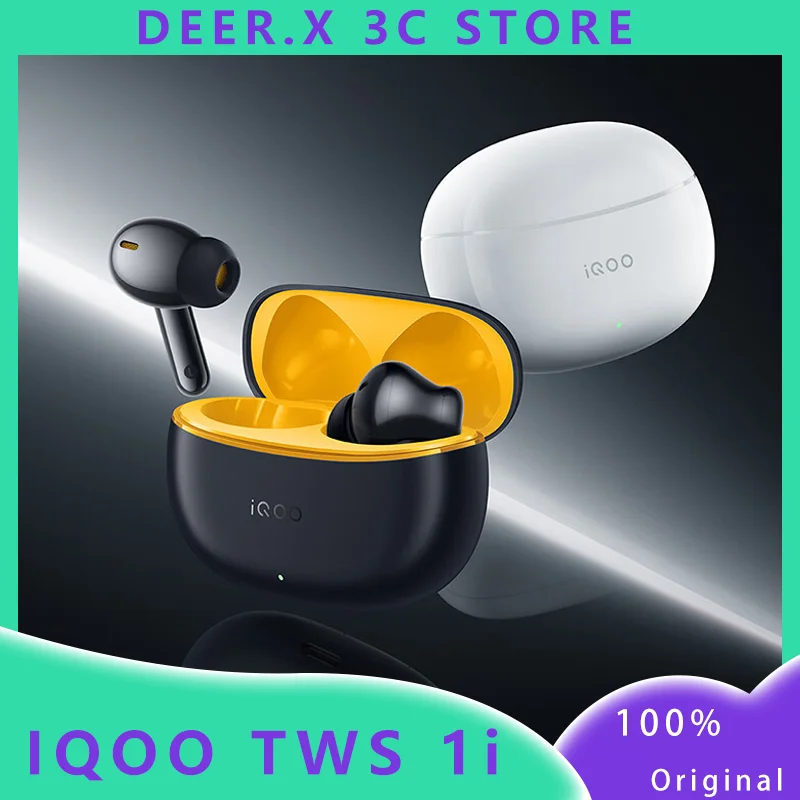 

IQOO TWS 1i Wireless Earphones In Ear Long Range Low Latency AI Call Noise Reduction Bluetooth 5.3 Dual Connection Earphones