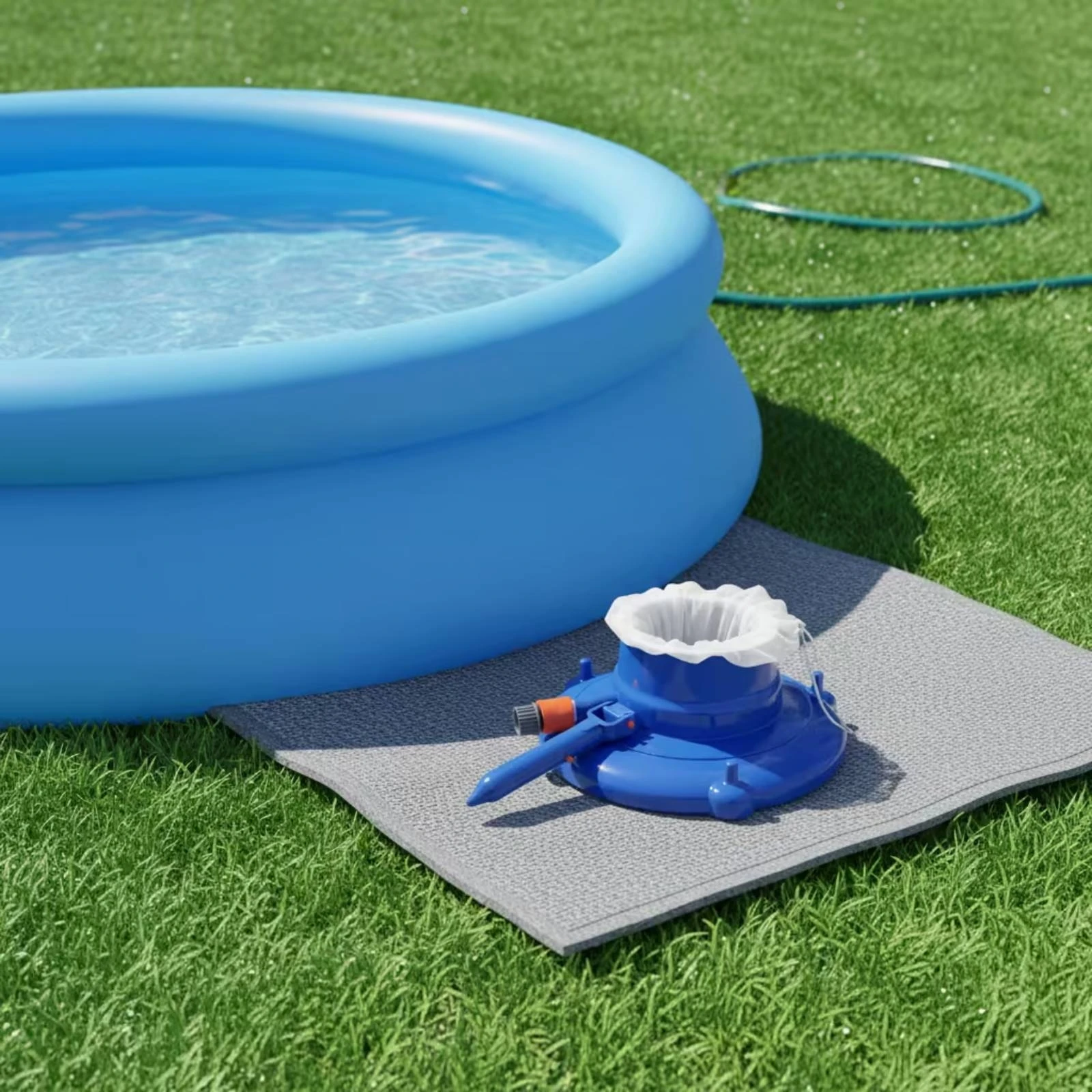 Pool Vacuum Head All-Purpose Pool Suction Head Nylon Mesh Bag Easy Empty Debris Collector Bag Premium for Swimming Pools view 4