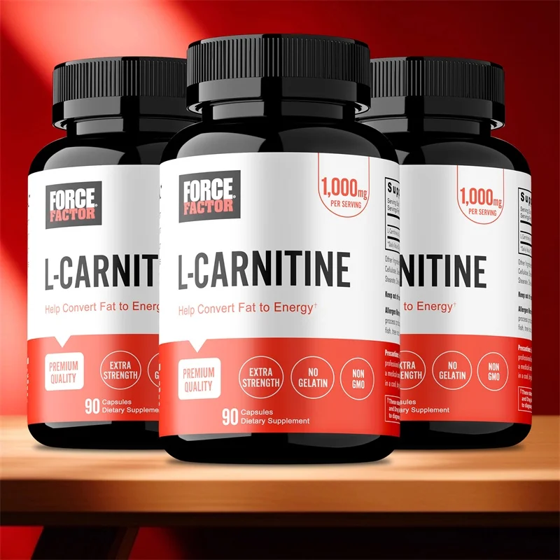 

L-Carnitine Capsules, Exercise Dietary Gym Supplement, Support Energy, Promote Metabolism, Weight Management