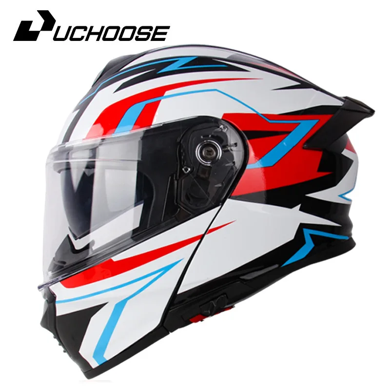

Motorcycle Full Face Helmet DOT Four Seasons Motocross Modular Flip Up Casco Moto Men Women Off Road Helmet Cascos Para Moto