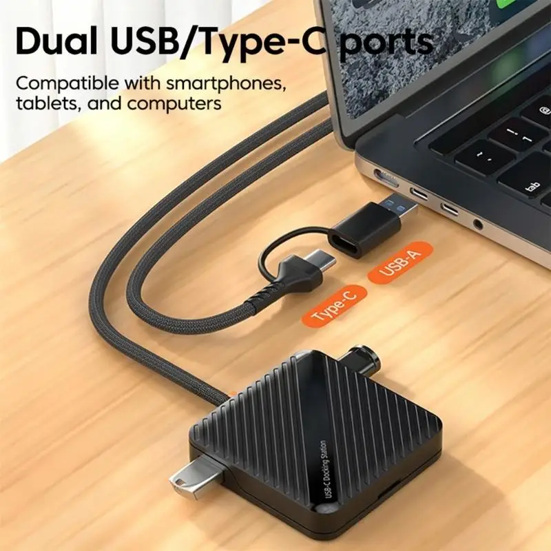 Y1UB 5 in 1 USB Type C Card Reader Adapter for PC Laptop Accessories TF Card Read