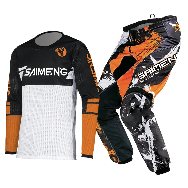 

motorcycle suit cross child Enduro 3 4 5 6 7 8 9 10 11 12 year motocross jersey and pant kid off-road mx mtb