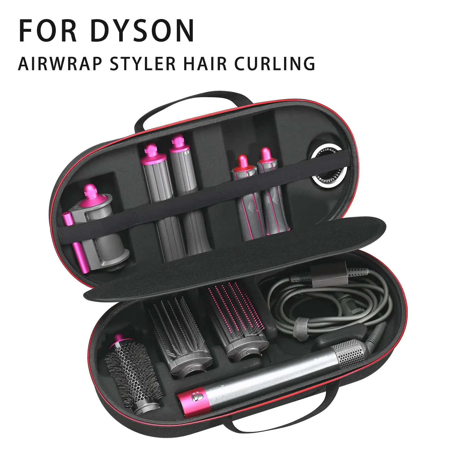 Hard Case for Dyson Airwrap Complete Long/Styler HS08 HS05 HS01 Hair Curler Accessories Travel Carry Storage Organizer Bag