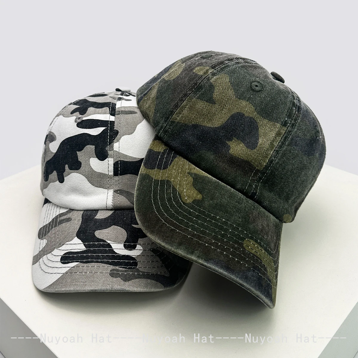 New Unisex Street CAMO American Style Baseball Hats Sunshade Retro Versatile Personal Peaked Caps Sports Fashion Outdoor Niche 2