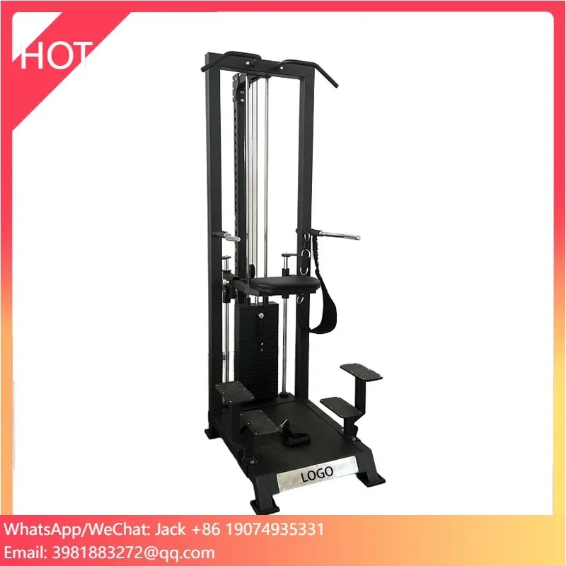 HALA-FT-2407 محطة صالة الألعاب الرياضية متعددة الوظائف، آلة السحب والصف لرفع الأثقال، معدات اللياقة البدنية الأساسية