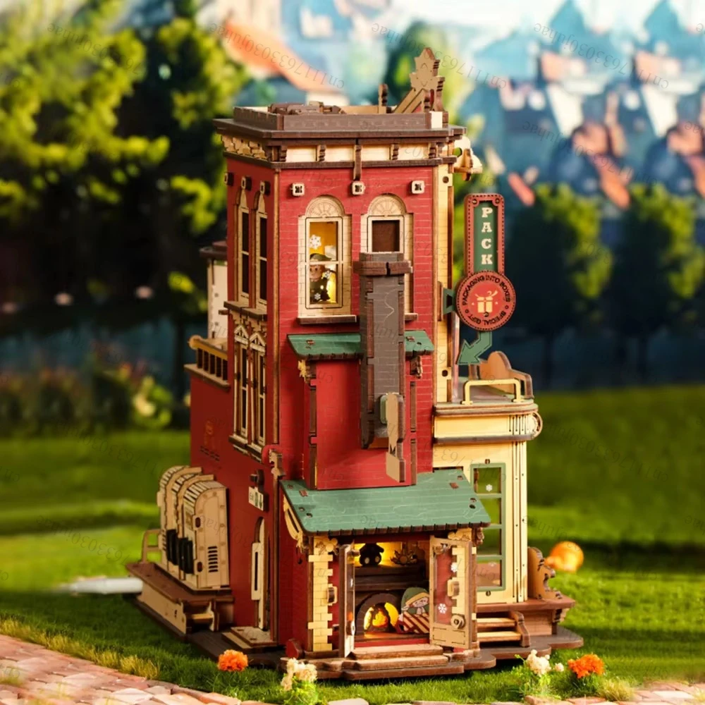 Dream Gift Factory 3D Wooden Puzzles Wooden Music Box Christmas Wooden Model Kits Build Best Gifts for Kids Adults