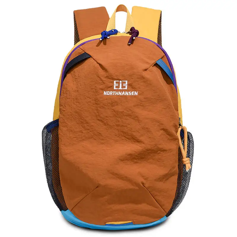 New Small Hiking Backpack Lightweight Daypacks Outdoor Dopamine Color-block Backpack For Traveling Men Women Ultra-light Large