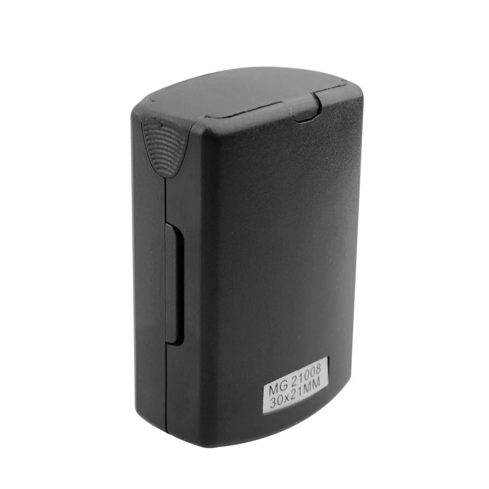 

30x21mm Portable LED Lighted Magnifier 30x Magnification 21mm Lens 54x35x24mm Fold 82x35x24mm Unfold Black LED Lighted Magnifier