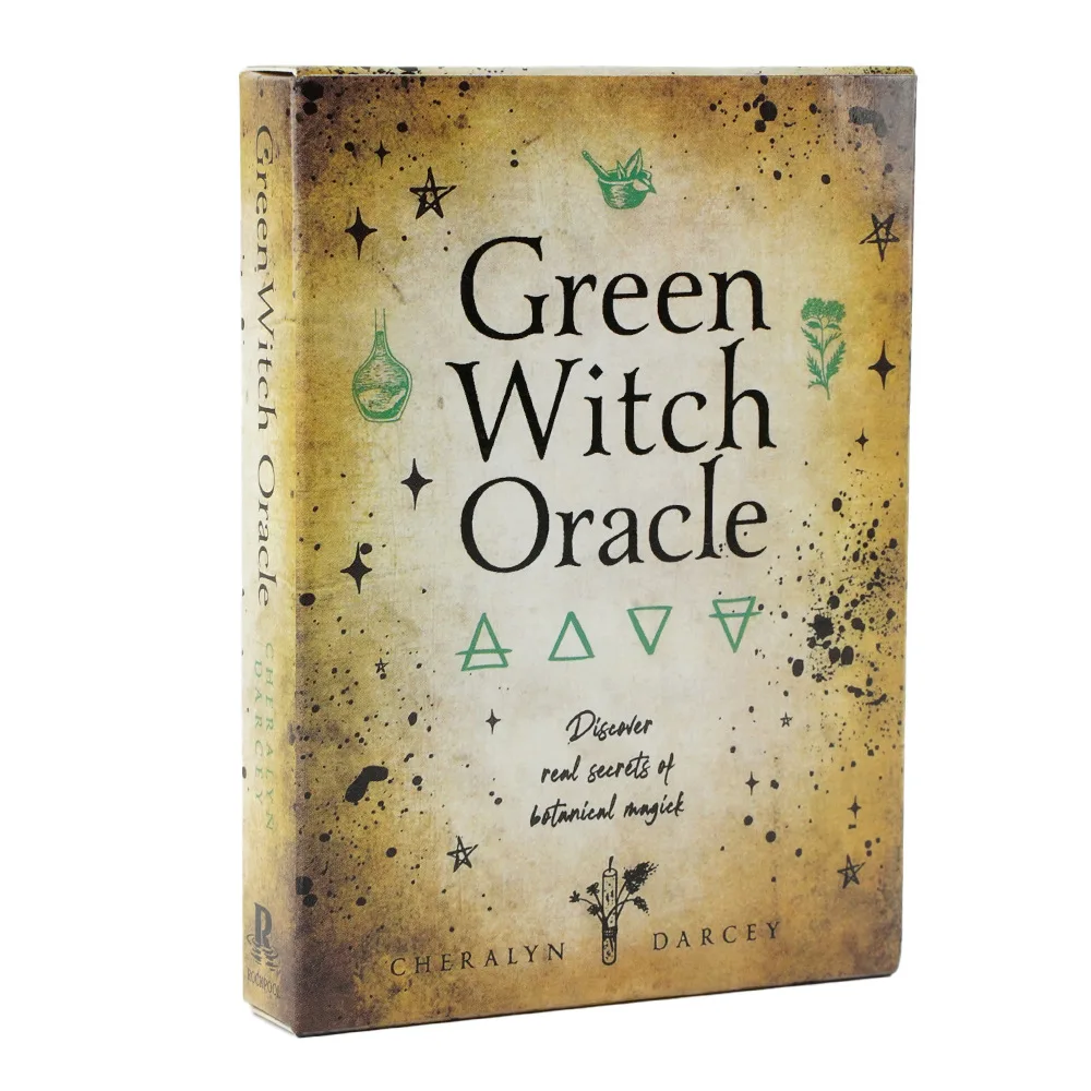 Green Witch Oracle Cards Tarot Cards Deck and Card Game Board Game Divination fate