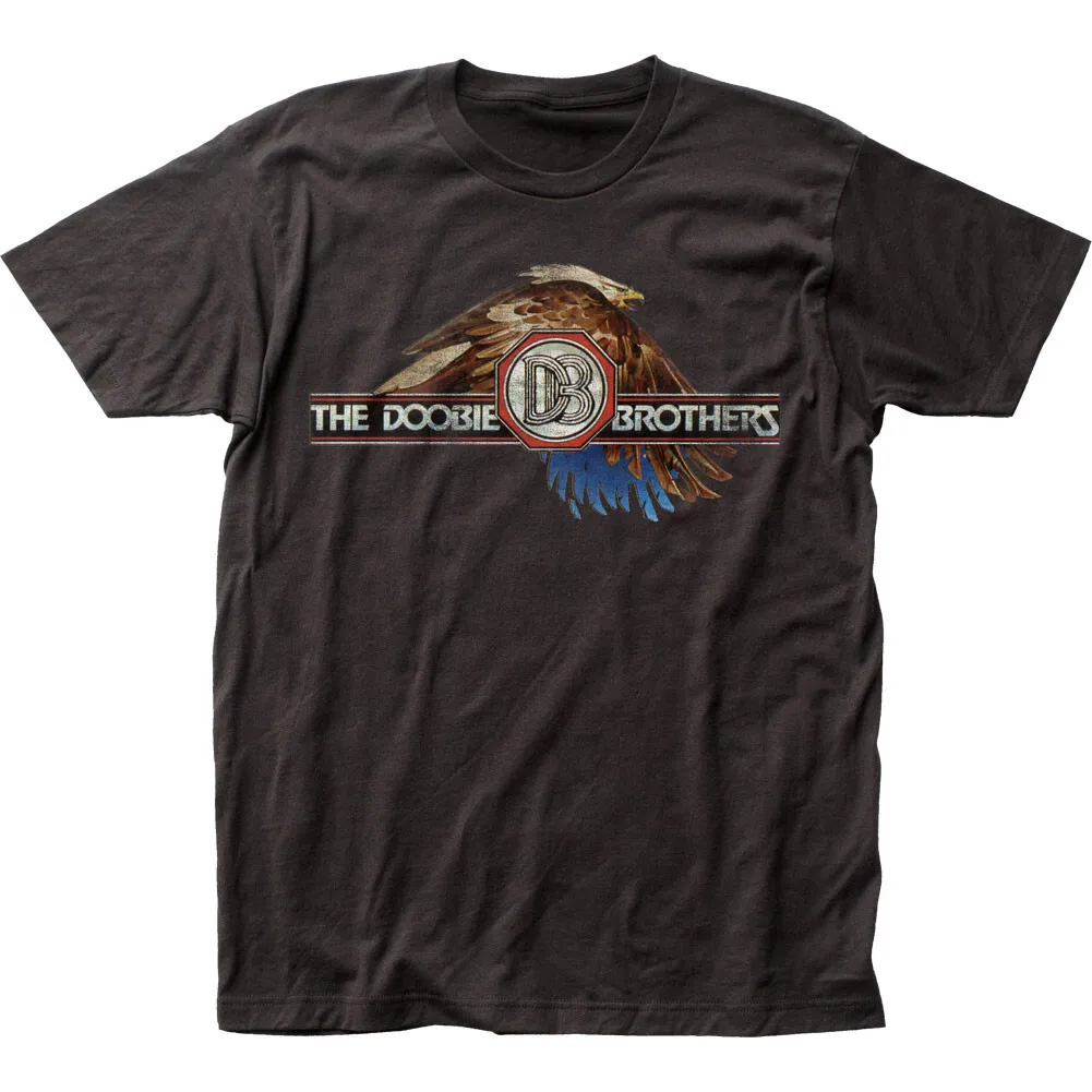 

Мужская футболка Doobie Brothers Eagle, классическая футболка рок-н-ролла, новая черная футболка