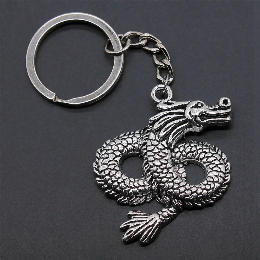 Clearance Sale Items Ladies' Jewelry Dragon Snake Keychains 28mm Ring
