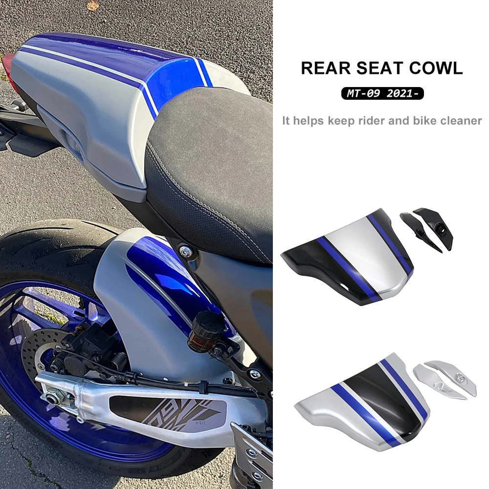 

For Yamaha MT09 MT 09 SP 2021 2022 2023 New MT-09 Motorcycle Accessories Pillion Rear Seat Cover Cowl Solo Seat Cowl Rear