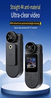 4K HD 1.5 Inch IPS 180° swivel head for Cycling Chest Outdoor Waterproof Backpack Clip Night Vision WiFi Camera L20