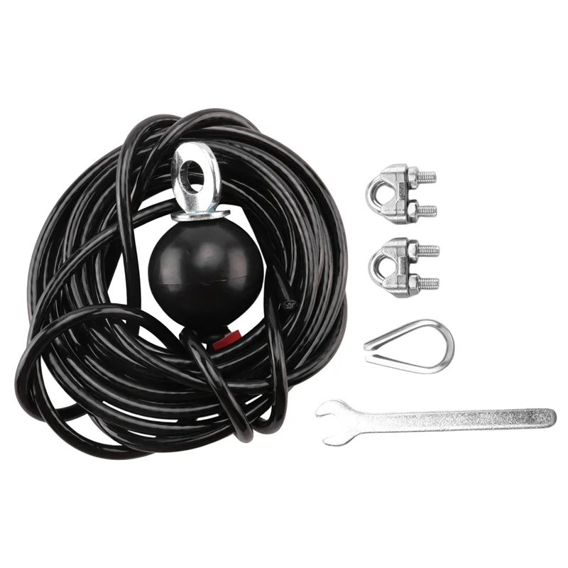 

2Pcs 400Cm Home Gym Fitness LAT Pulldown Cable Replacement, Adjustable Length For Pulley System Cable Machine
