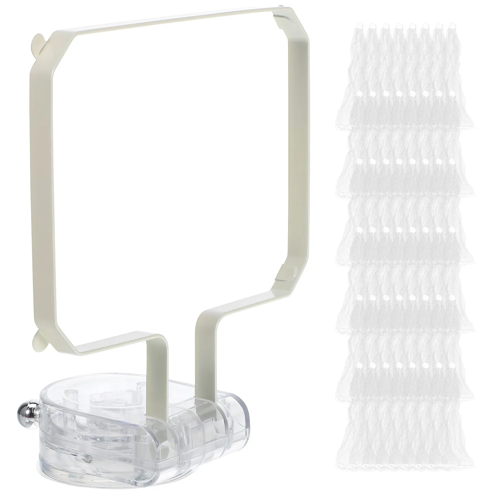 

1Set Kitchen Sink Strainer Rack with Suction Cup Mount Fine Mesh Drain Filter Net for Food Waste Leftovers Catcher Sink Drain