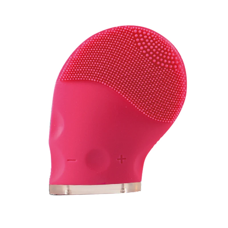 Household Electric Silicone Facial Cleanser,Electric Facial Cleanser,Mini Massage Brush Beauty Instrument Deep Cleaning