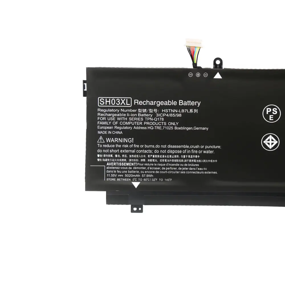 

11,55 В SH03XL CN03XL Аккумулятор для ноутбука HP Spectre X360 13-AB001 13-AB002 AC033DX 859026-421 859356-855 HSTNN-LB7L TPN-Q178