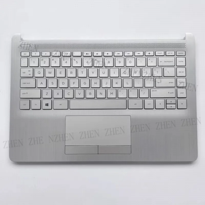 

Y Original FOR HP 14-CF 14-DK 14-CR Palmrest Keyboard Touchpad Silver L48648-001