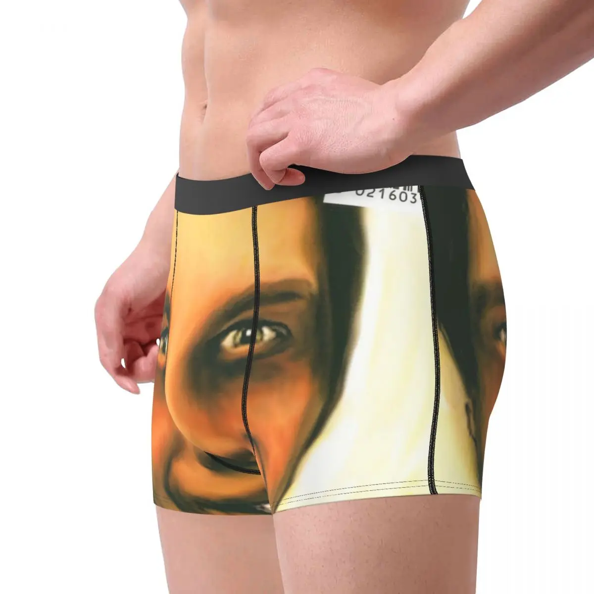 Aphex Twin Underwear Funny Face Classic Panties Custom Boxer Brief 3D Pouch Men Large Size Boxer Shorts