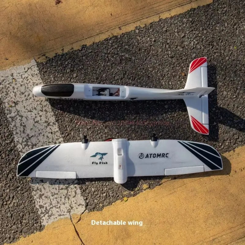 Atomrc Kleine flexibele FPV-vliegtuigen met vaste vleugels Afstandsbediening Speelgoed Kleine vliegende vis voor beginners Oefen hobby