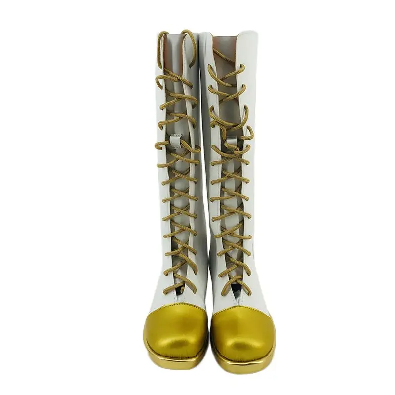 Anime Tsuyuri Kanawo Cosplay Schuhe Elaina PU Stiefel Leder High Heels Halloween Party Kostüm