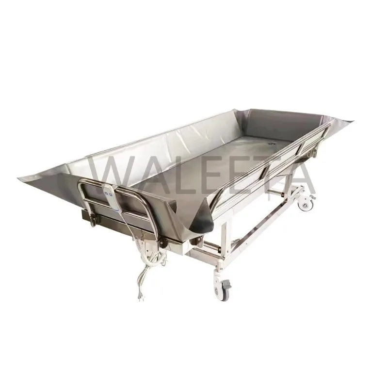 Handicap Bath Shower Trolley Bed Stainless Steel Shower Bed