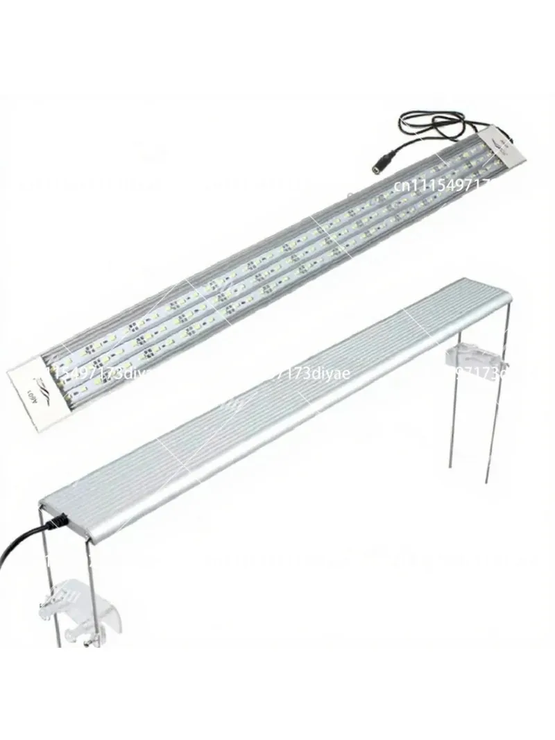 LED Aquarium Clip Light Extensible 20-60cm Dimmable Waterproof Fish Tank Lamp